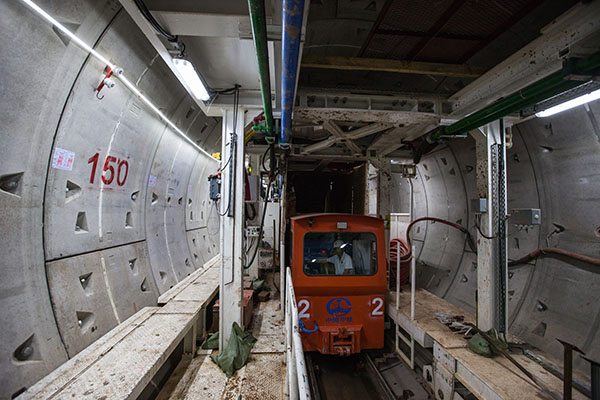 中铁3499拉斯维加斯线路盾构机双线掘进 全力攻坚长沙地铁5号线