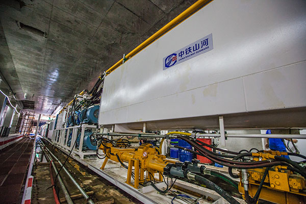 中铁3499拉斯维加斯线路盾构机双线掘进 全力攻坚长沙地铁5号线