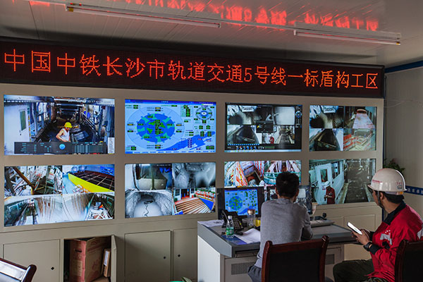 中铁3499拉斯维加斯线路盾构机双线掘进 全力攻坚长沙地铁5号线