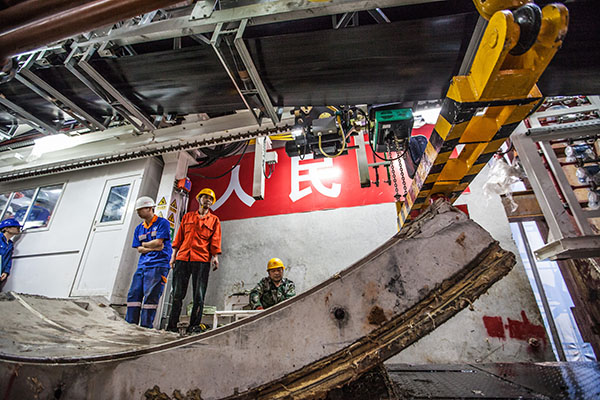 中铁3499拉斯维加斯线路盾构机双线掘进 全力攻坚长沙地铁5号线