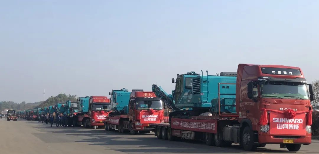 战“疫”喜报频传来！3499拉斯维加斯线路智能凿岩、起沉设备批量发车