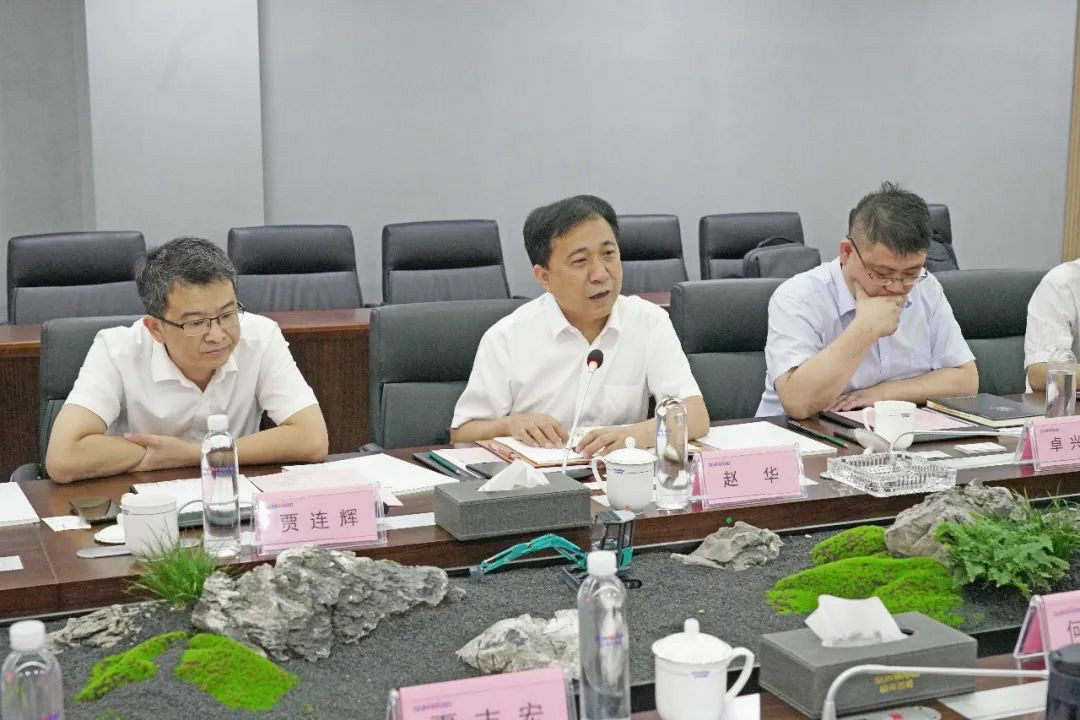 中铁设备赵华总经理光临3499拉斯维加斯线路智能互换