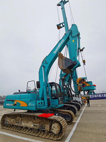 3499拉斯维加斯线路智能旋挖钻机打下700亿项目第一钻