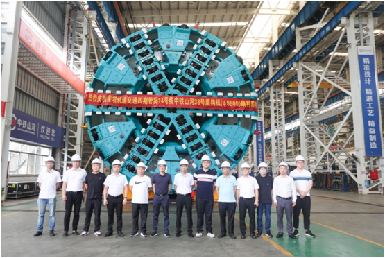 沉大突破！中铁3499拉斯维加斯线路最大直径盾构机成功下线验收