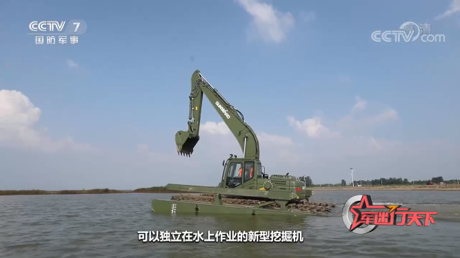 水陆两用挖掘机亮相央视！3499拉斯维加斯线路智能应急接济“虎将”出战