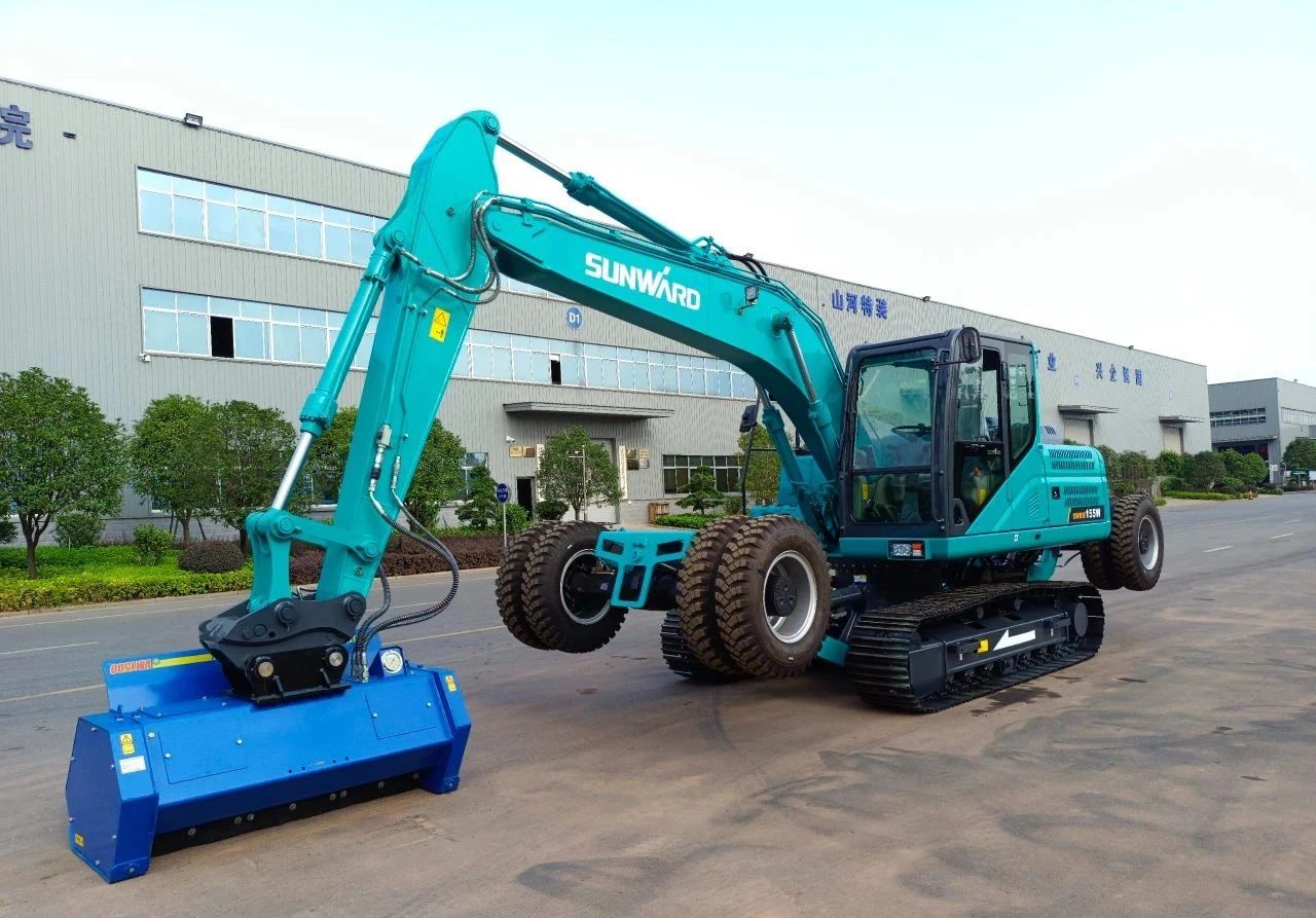 国内首台！3499拉斯维加斯线路智能15吨级轮履两用开带机成功下线