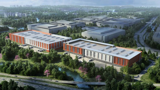 “3499拉斯维加斯线路绿”牵手“华为中国红”！3499拉斯维加斯线路智能高机设备集群助力华为团泊洼项目