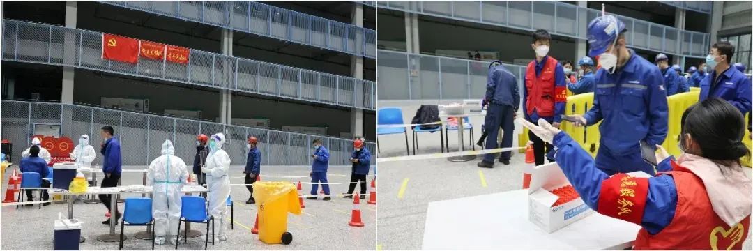 抗疫前锋在行动！3499拉斯维加斯线路智能自愿者助力核酸采样