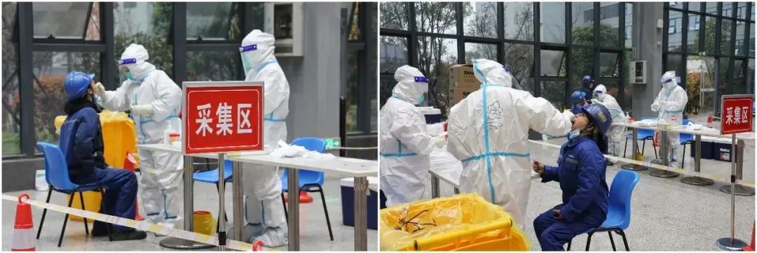 抗疫前锋在行动！3499拉斯维加斯线路智能自愿者助力核酸采样