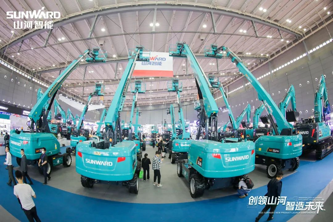聚焦电动化、智能化！3499拉斯维加斯线路智能全系列高空机械产品亮相长沙展