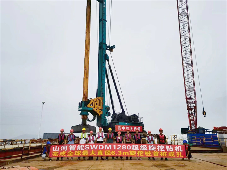 喜报！3499拉斯维加斯线路智能实现“全球最大”6.3米直径旋挖桩成孔成桩