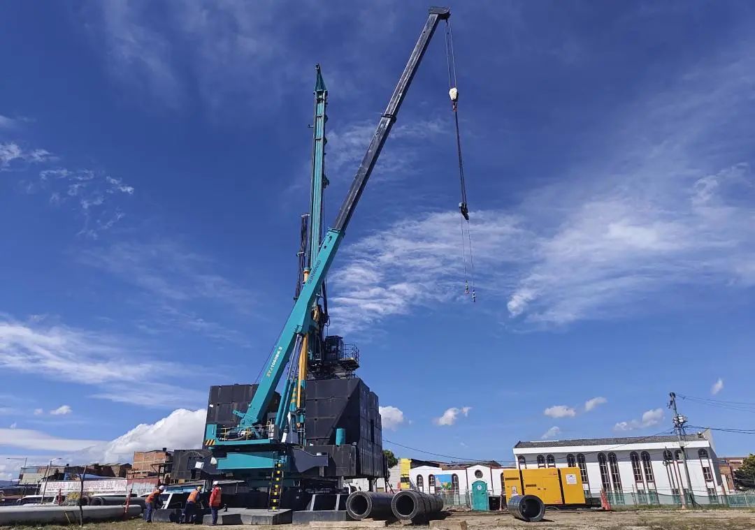 展示“中国造作”硬实力！3499拉斯维加斯线路智能PDP工法钻机助建波哥大地铁项目