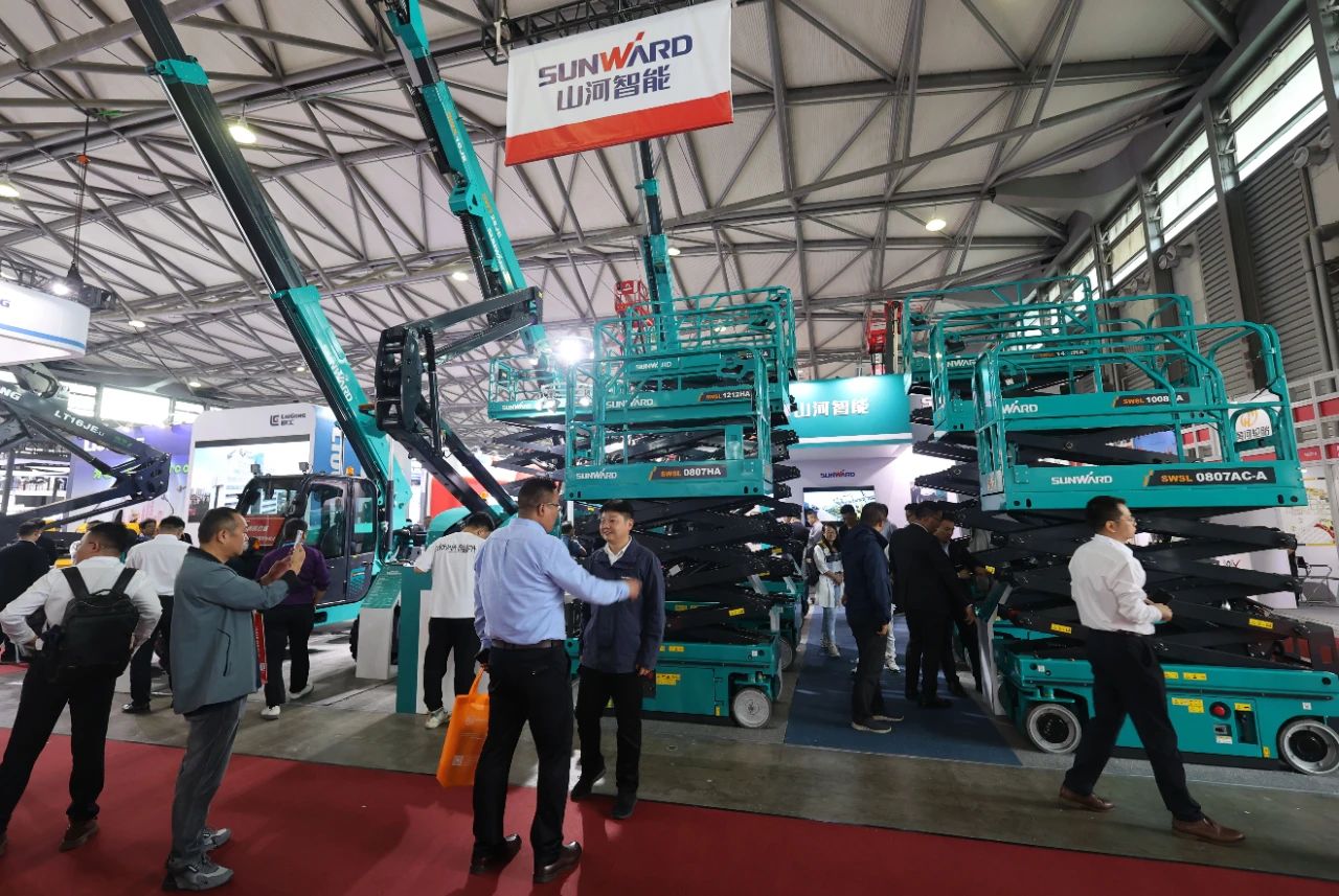 精品出击，闪灼魔都！3499拉斯维加斯线路智能全系列高空机械亮相2023亚洲国际高空展