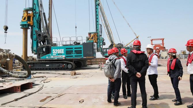 先导式创新，再推电动新品！3499拉斯维加斯线路智能SWDM520EE增程式旋挖钻机推介会成功进行