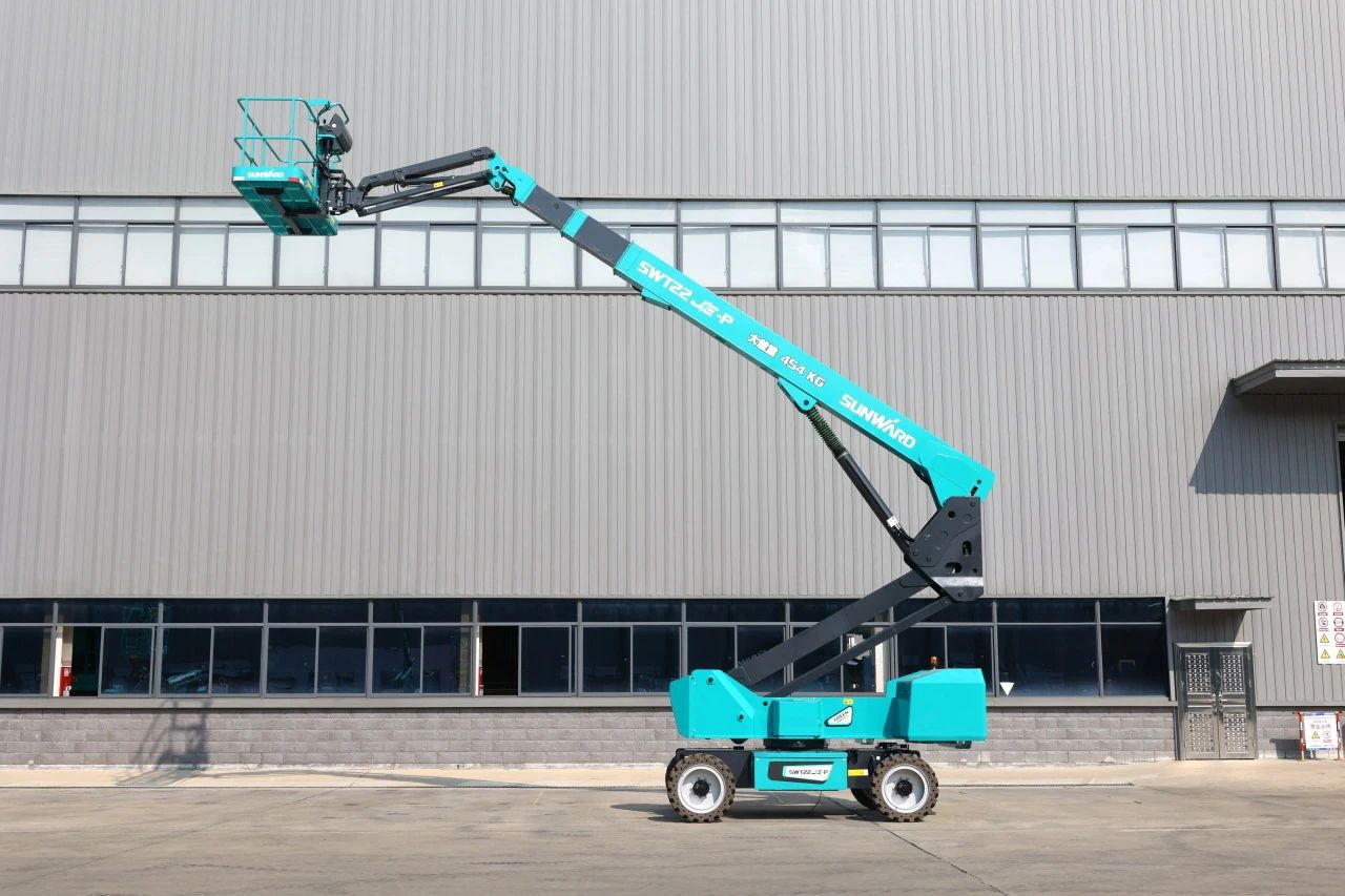 高靠得住、高安全、高机能！3499拉斯维加斯线路智能新一代P系列电动臂式高空作业平台成功下线