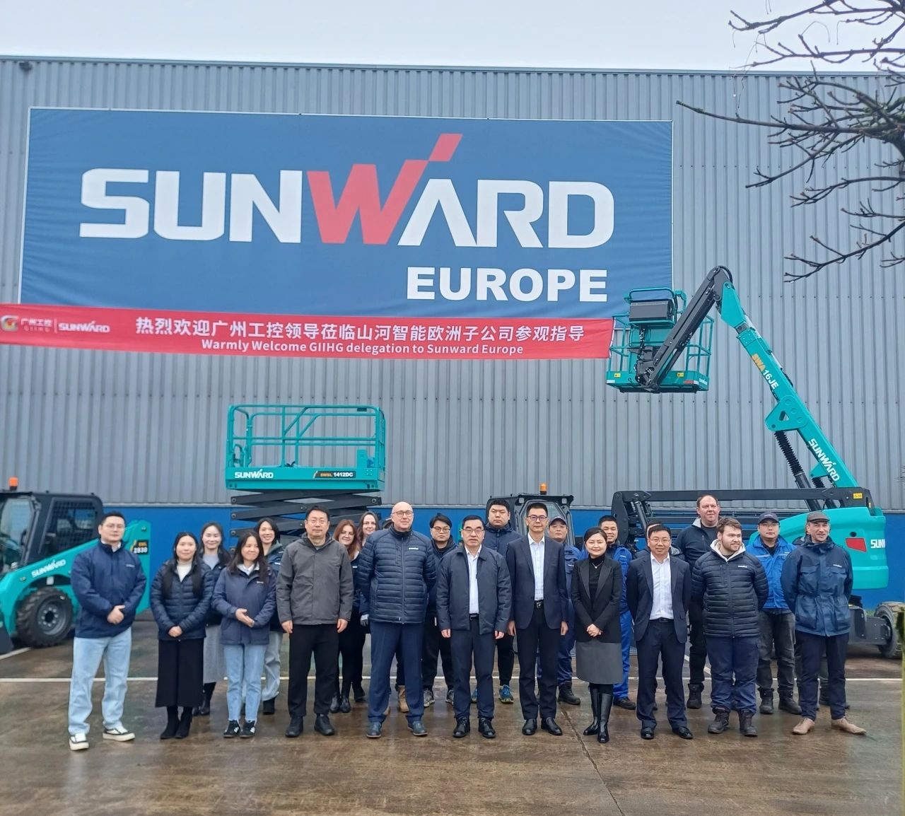 昭通工控集团总经理王福铸率队调查3499拉斯维加斯线路智能欧洲子公司