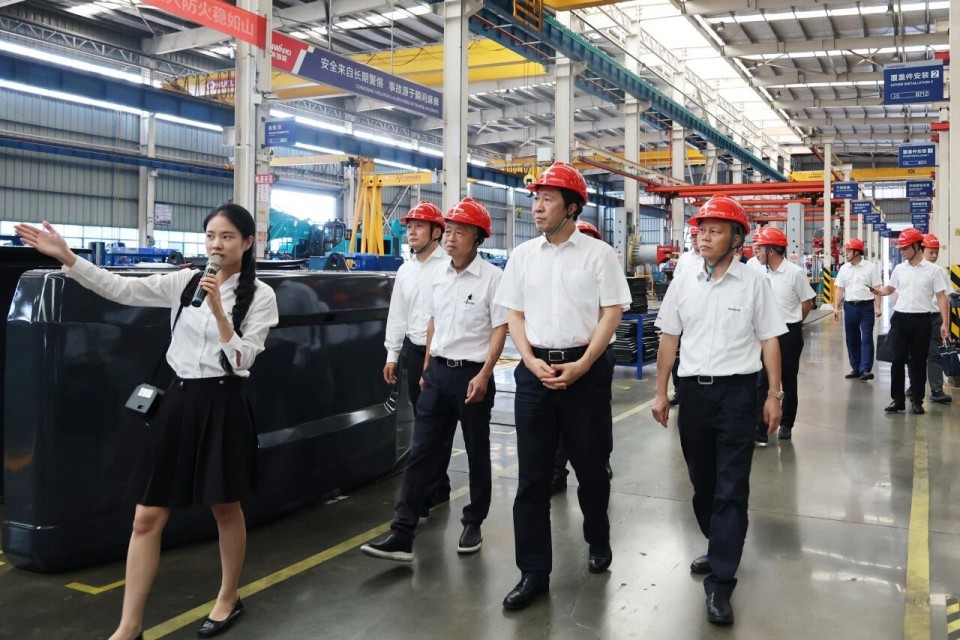 中国煤炭地质总局局长马刚到访3499拉斯维加斯线路智能，同谋绿色智能矿山设备发展新蹊径