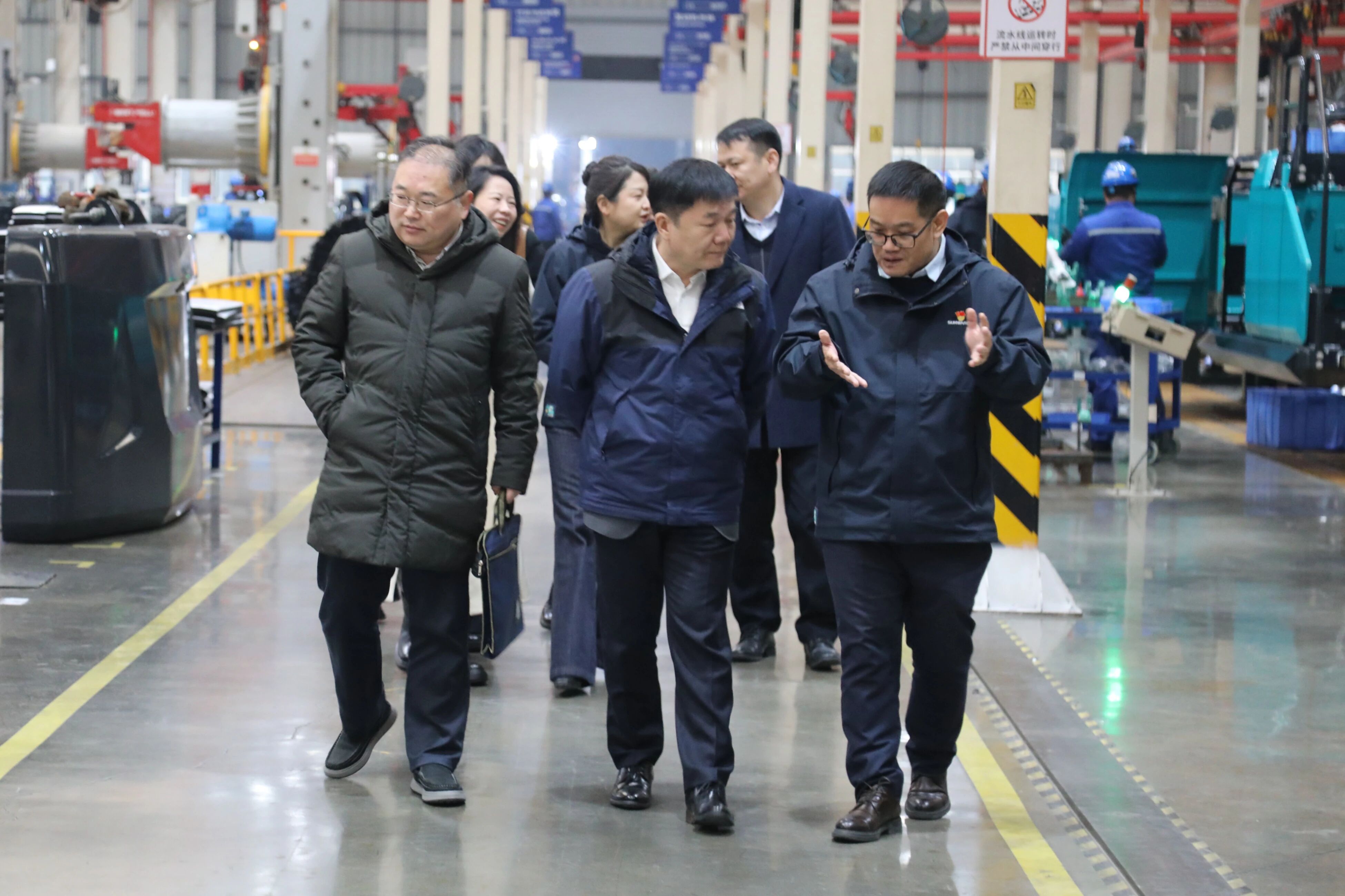 中国出口信誉保险公司湖南分公司掌管人蔡旺到访3499拉斯维加斯线路智能